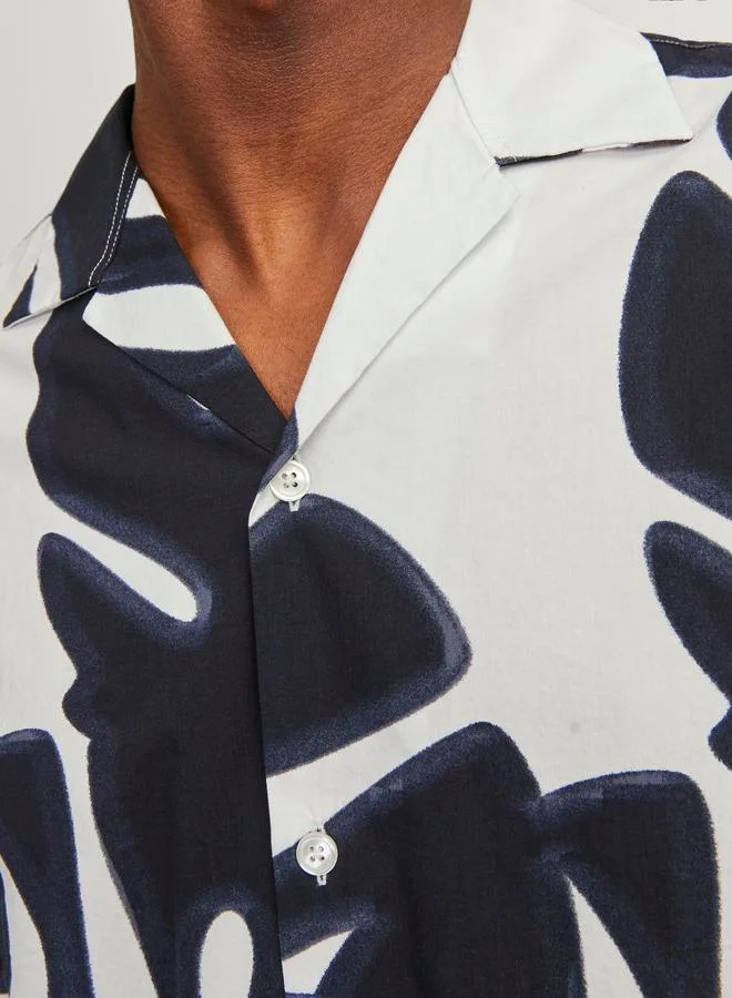 JACK & JONES Relaxed Fit Shirt with Short Sleeves