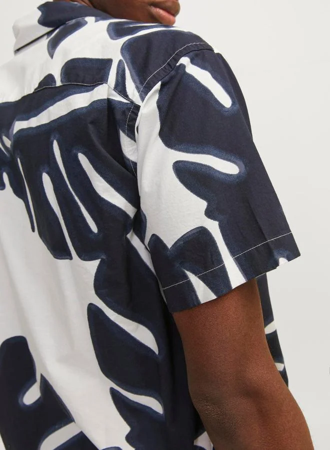 JACK & JONES Relaxed Fit Shirt with Short Sleeves