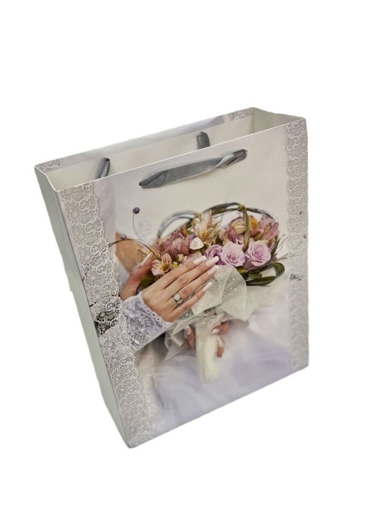 Boxwoods 4 Piece Gift Bags for Wedding And Bridal Shower Party - Image 4