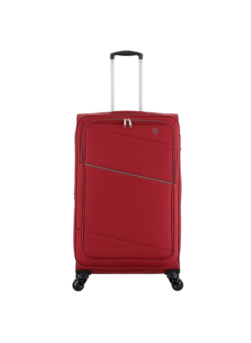 اتش تي طقم حقائب سفر من 3 قطع من H.T | حقائب سفر ذات غلاف ناعم | طقم حقائب سفر خفيفة الوزن قابلة للتوسيع بعجلات (82 لترًا، حقيبة سفر خفيفة الوزن) (كبيرة الحجم 28 بوصة) - Image 1