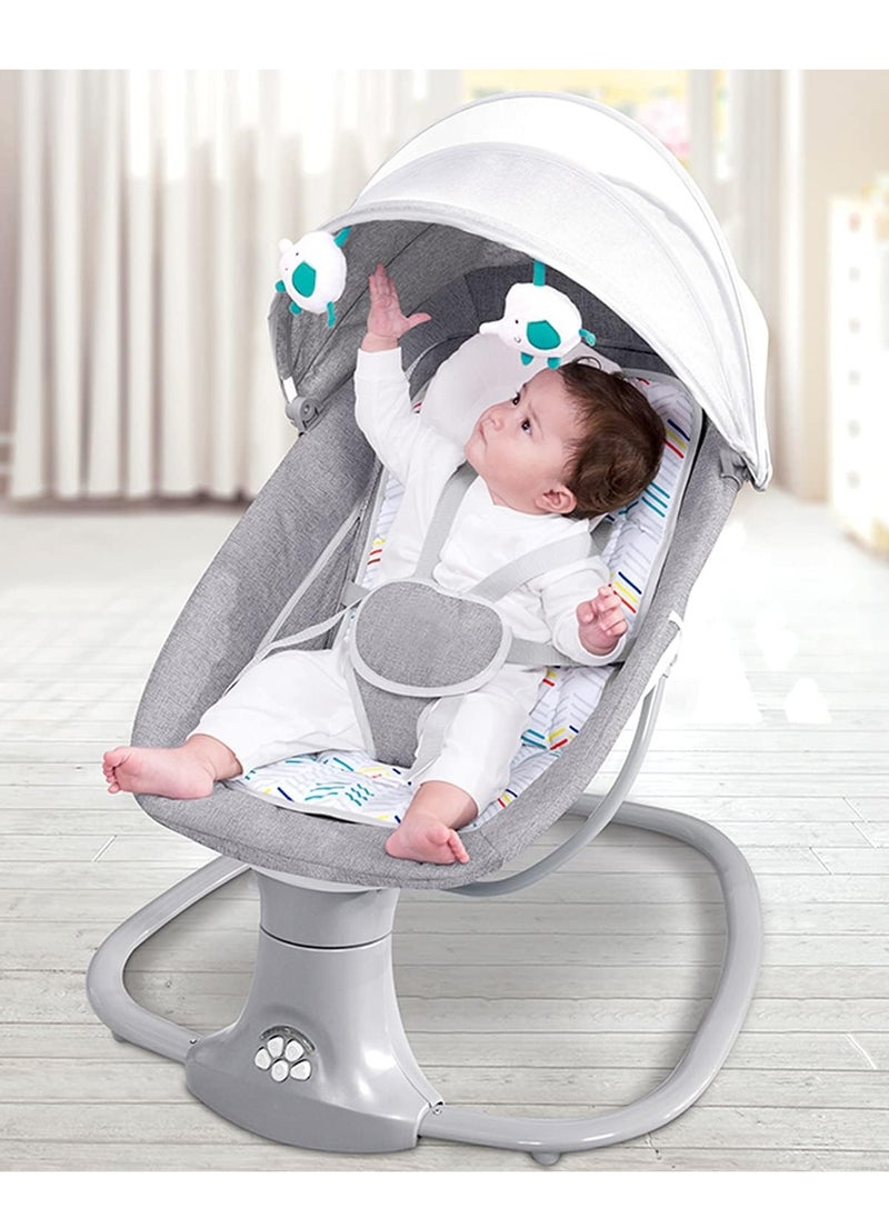 Mastela Mastela 3-in-1 Baby Swing for Infants Speed Rocking Chair,Using The APP to Control The Baby Swing  - Image 4