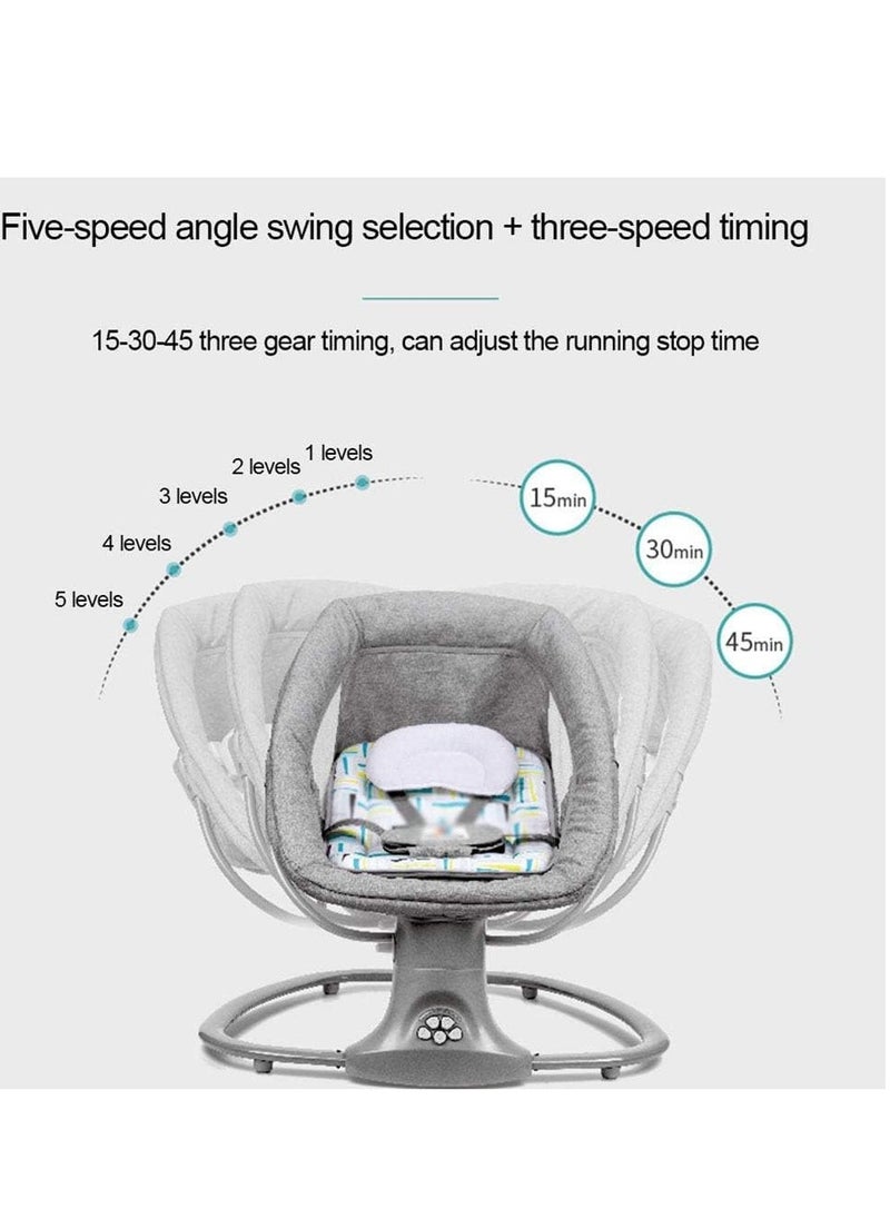 Mastela Mastela 3-in-1 Baby Swing for Infants Speed Rocking Chair,Using The APP to Control The Baby Swing  - Image 5