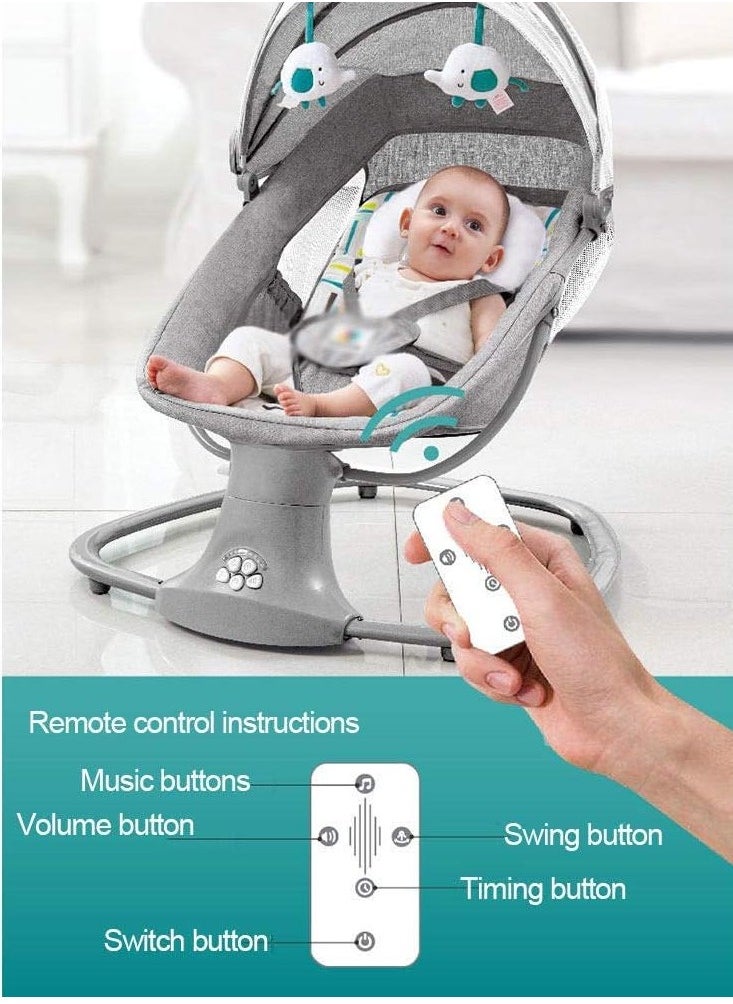 Mastela - Mastela 3-in-1 Baby Swing for Infants Speed Rocking Chair,Using The APP to Control The Baby Swing - Image 1