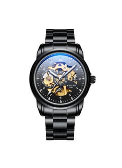 Generic Walis Mechanical Men's Watch Genuine Leather Men's Watch Waterproof Watch Male Student's Watch Luminous Mechanical Watch 