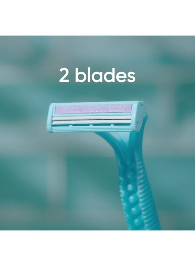 Gillette Simply Venus 2 Disposable Razors - 12 Count - Image 4