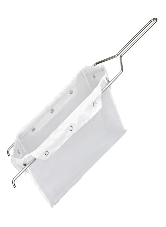 ANTOBLE Fryer Filter Bag & Frame, Flow Filter Bag Combination, Reusable Deep Fryer Oil Filter Strainer, Suitable for 70 lb Polishing Oil - Image 1