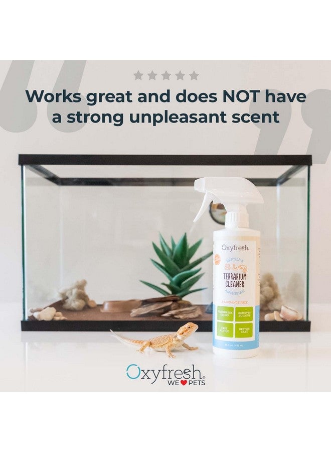 Oxyfresh Premium Terrarium Cleaner - Professional Amphibian and Reptile Terrarium Smell Eliminator - Safe & Quickly Removes Waste & Odors - Streak Free Glass - Bleach Free - Image 3
