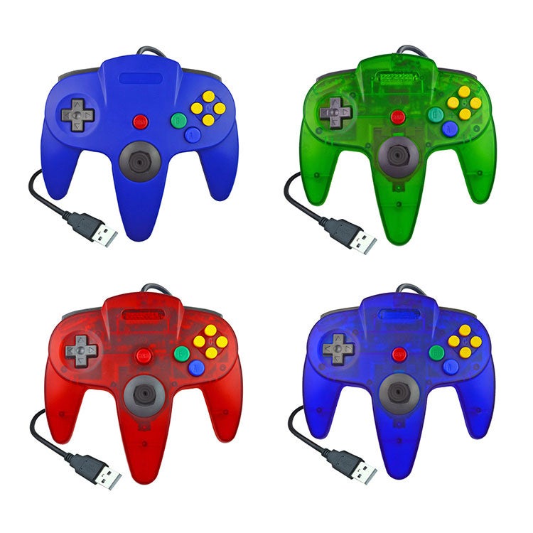 general N64 Style Wired USB Game Controller for PC with Vibration - Image 3