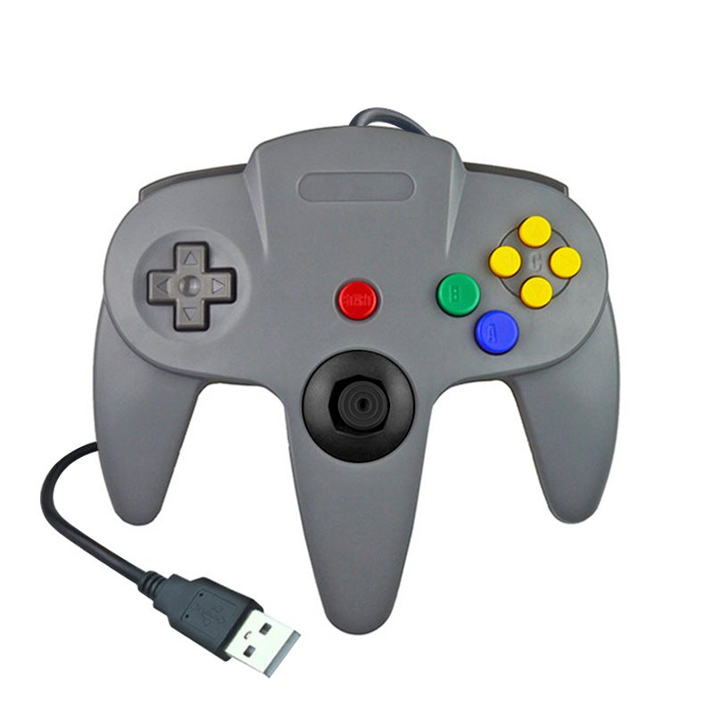 general N64 Style Wired USB Game Controller for PC with Vibration - Image 5