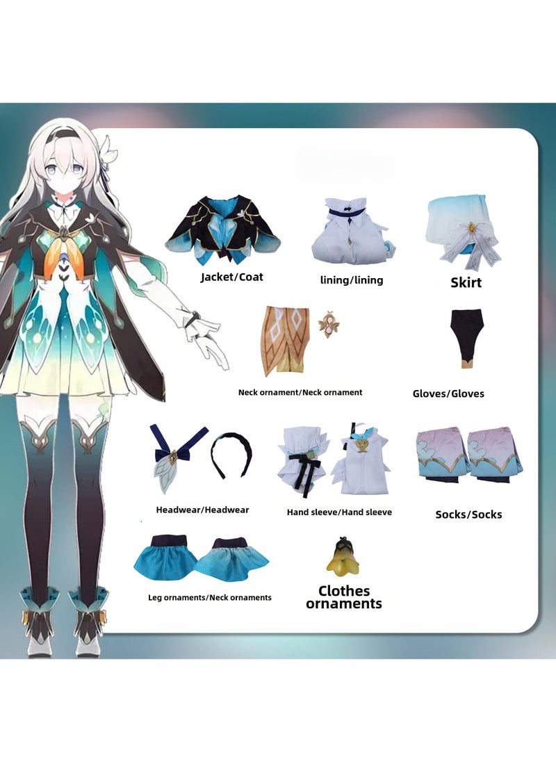 Starry Railways Ryuu Hotaru Cosplay Costume Full Set High-end streamer clothing + accessories 