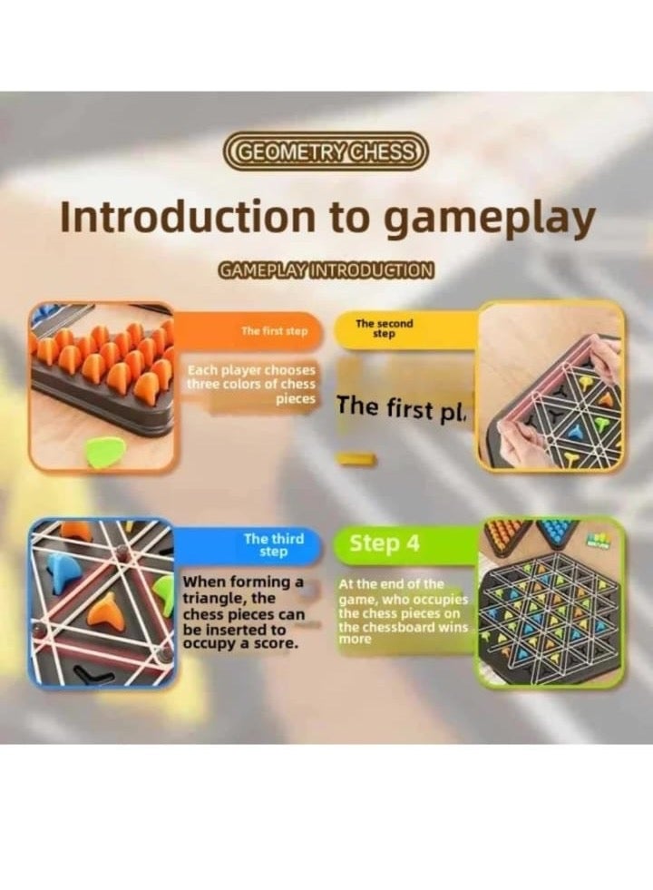 Rubber Band Geometry Chess Educational Puzzle Game – Logical Thinking & Focus Toy for Kids (3+ Years)  - Image 3