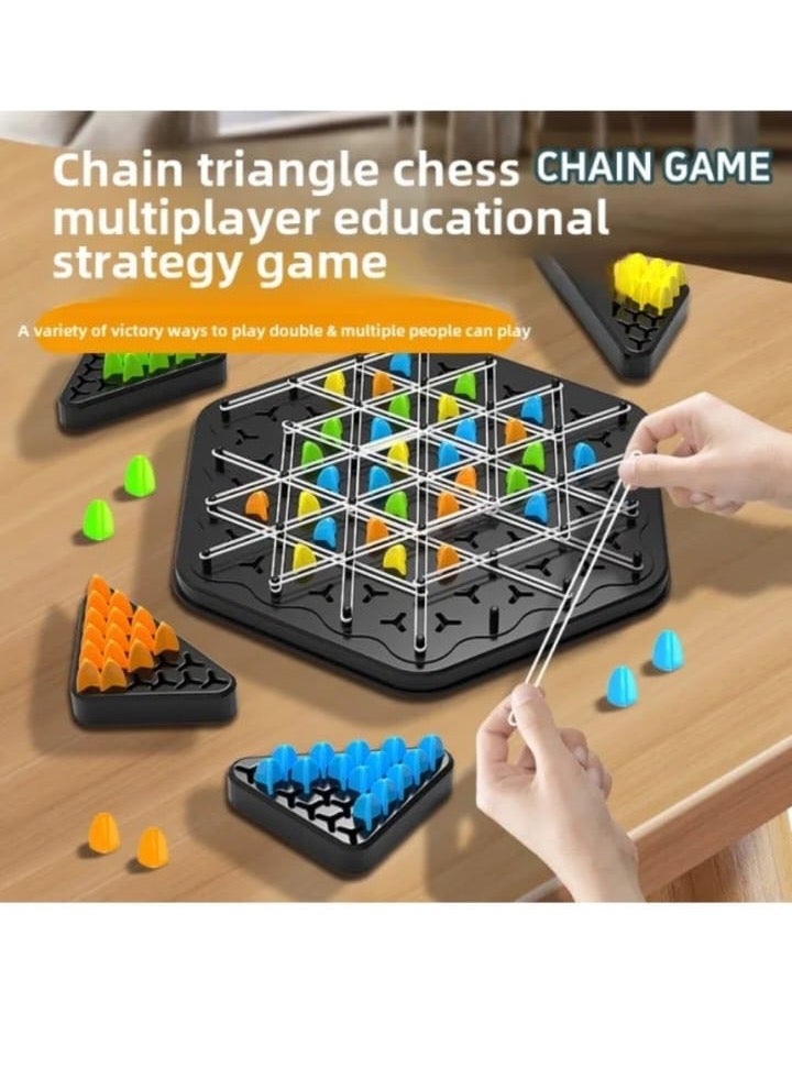 Rubber Band Geometry Chess Educational Puzzle Game – Logical Thinking & Focus Toy for Kids (3+ Years)  - Image 2