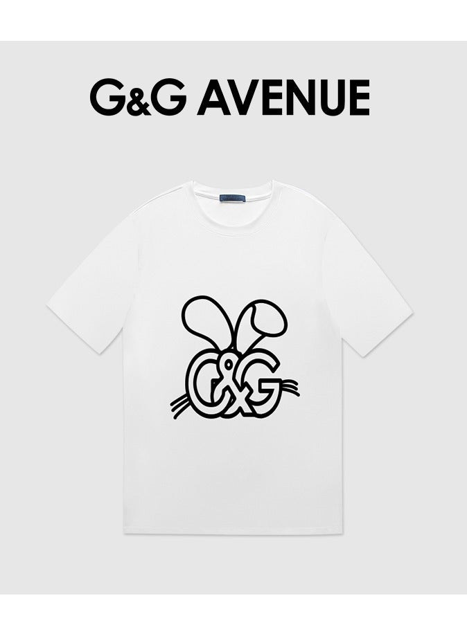 G&G AVENUE Men Happy Easter T Shirt Bunny Rabbit Graphic T-Shirt Funny Letter Printed Shirts Short Sleeve Tops - Image 1