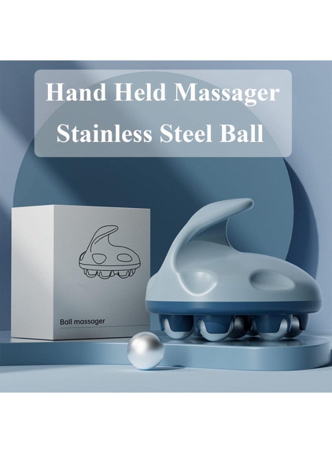 WMM Full body manual massager with 360° rotating roller – for muscle pain relief - Image 3