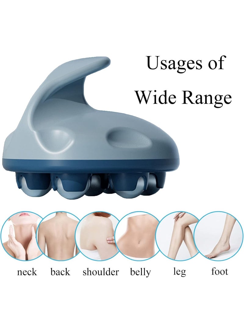WMM Full body manual massager with 360° rotating roller – for muscle pain relief - Image 2