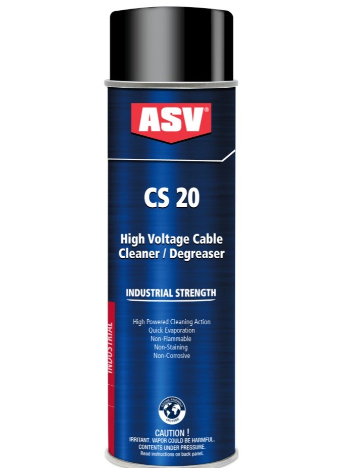 MOLYSULF - ASV CS-20 Non Flammable High Voltage Cable Cleaner and Degreaser Spray 500ml - Image 1