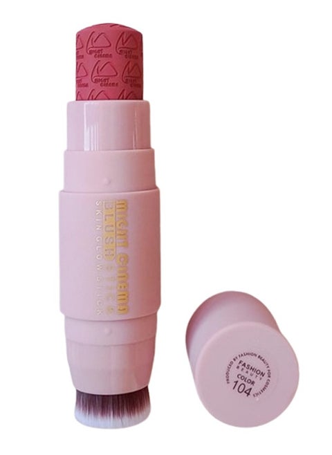 Blushstick with a brush for easy blending from Mate Cinema, color 104