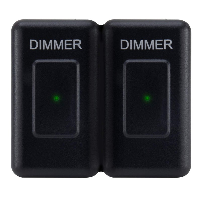 RecPro Dimmer Switch | RV 12V Touch Dimmer Switch | Compatible with LED, Incandescent, or Halogen Bulbs (Double) - Image 2