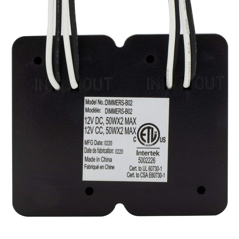 RecPro Dimmer Switch | RV 12V Touch Dimmer Switch | Compatible with LED, Incandescent, or Halogen Bulbs (Double) - Image 3