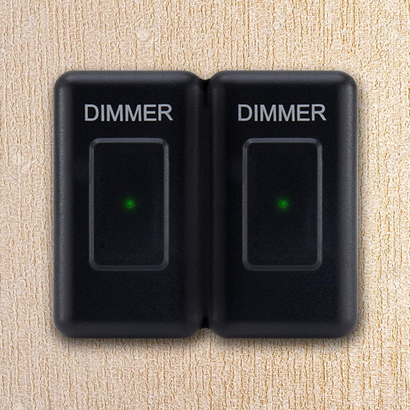 RecPro Dimmer Switch | RV 12V Touch Dimmer Switch | Compatible with LED, Incandescent, or Halogen Bulbs (Double) - Image 5