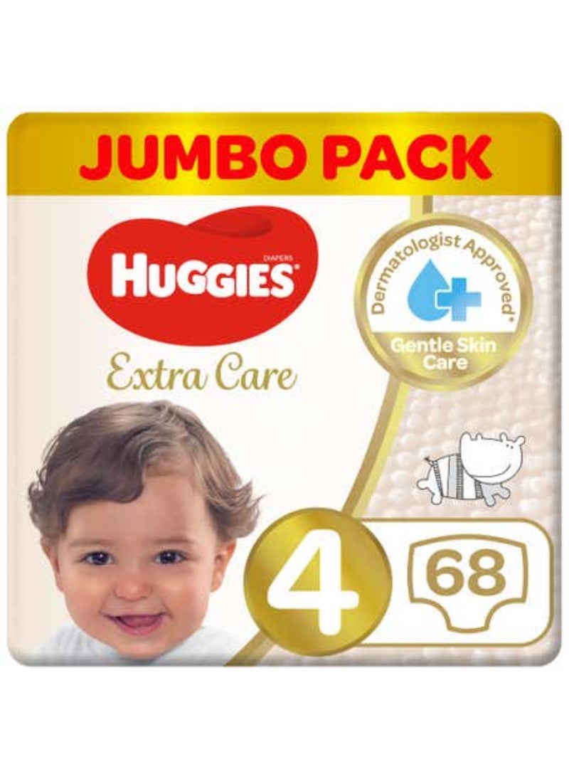 Huggies Size 4 Mega Pack 68 Diapers 814 Kg