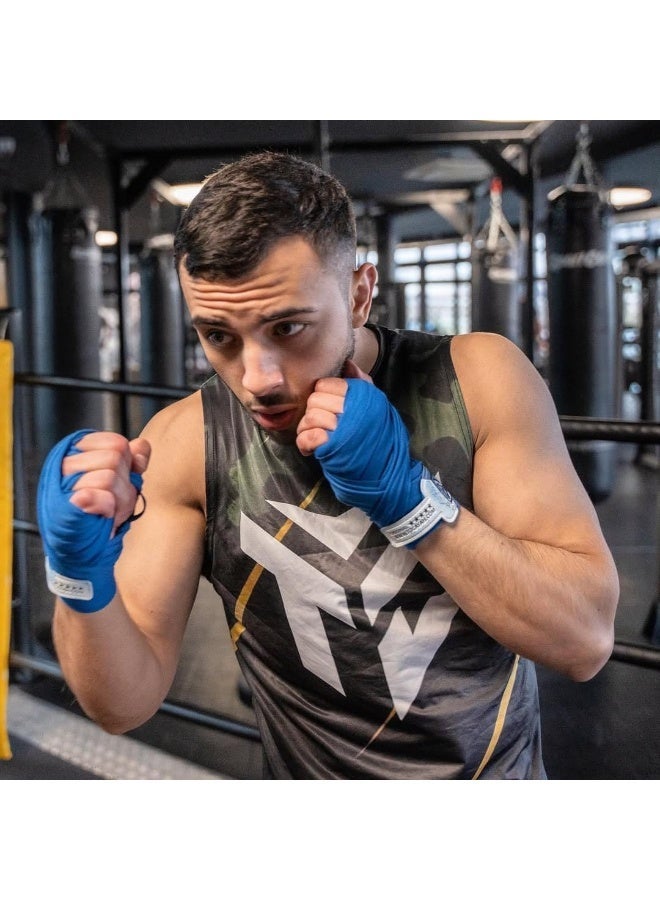 Tocayah Boxing Hand Wraps 4M / 6M – Premium Cotton & Nylon Wrist Support Wraps with Hook & Loop Closure, Breathable & Durable for Boxing, MMA, Muay Thai, Kickboxing, Training & Sparring (Men, Women & Kids) - Image 3