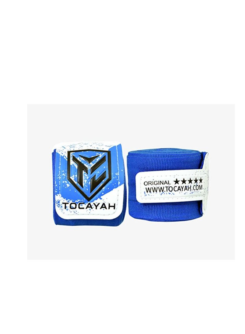 Tocayah Boxing Hand Wraps 4M / 6M – Premium Cotton & Nylon Wrist Support Wraps with Hook & Loop Closure, Breathable & Durable for Boxing, MMA, Muay Thai, Kickboxing, Training & Sparring (Men, Women & Kids) - Image 1