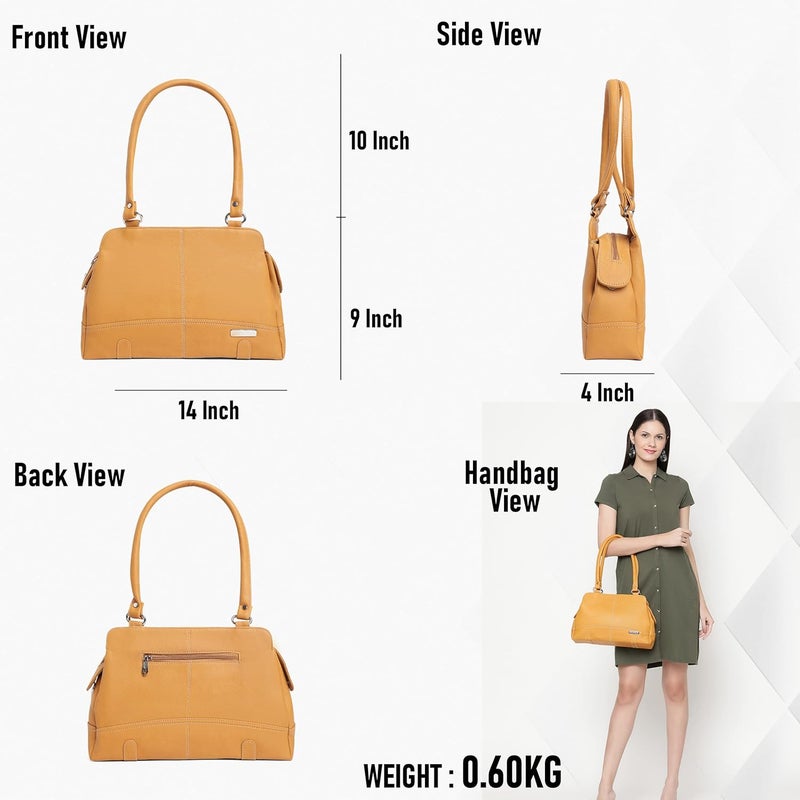 Fostelo Women's Helena Satchel Tote Handbag for Women | Ladies Purse | Stylish Shoulder Bag | Gift For Women - Image 3