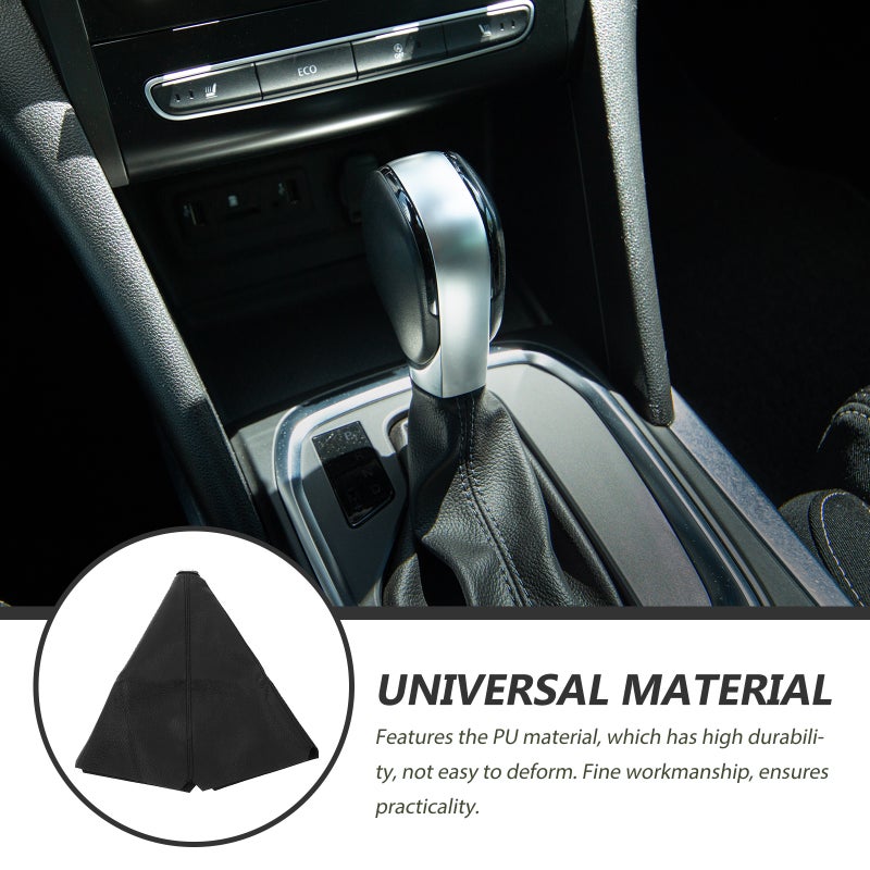Shift Boot Manual Gear Shift Cover PU Gear Shift Sleeve Car Interior Accessory - Image 4
