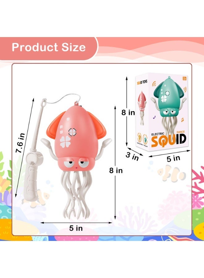 Kibee Dancing Squid Baby Toy(Pink） - Image 5
