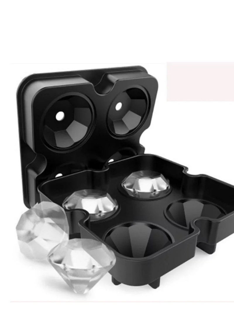 SFMW Diamond-Shaped Ice Mould Tray Black - Image 1