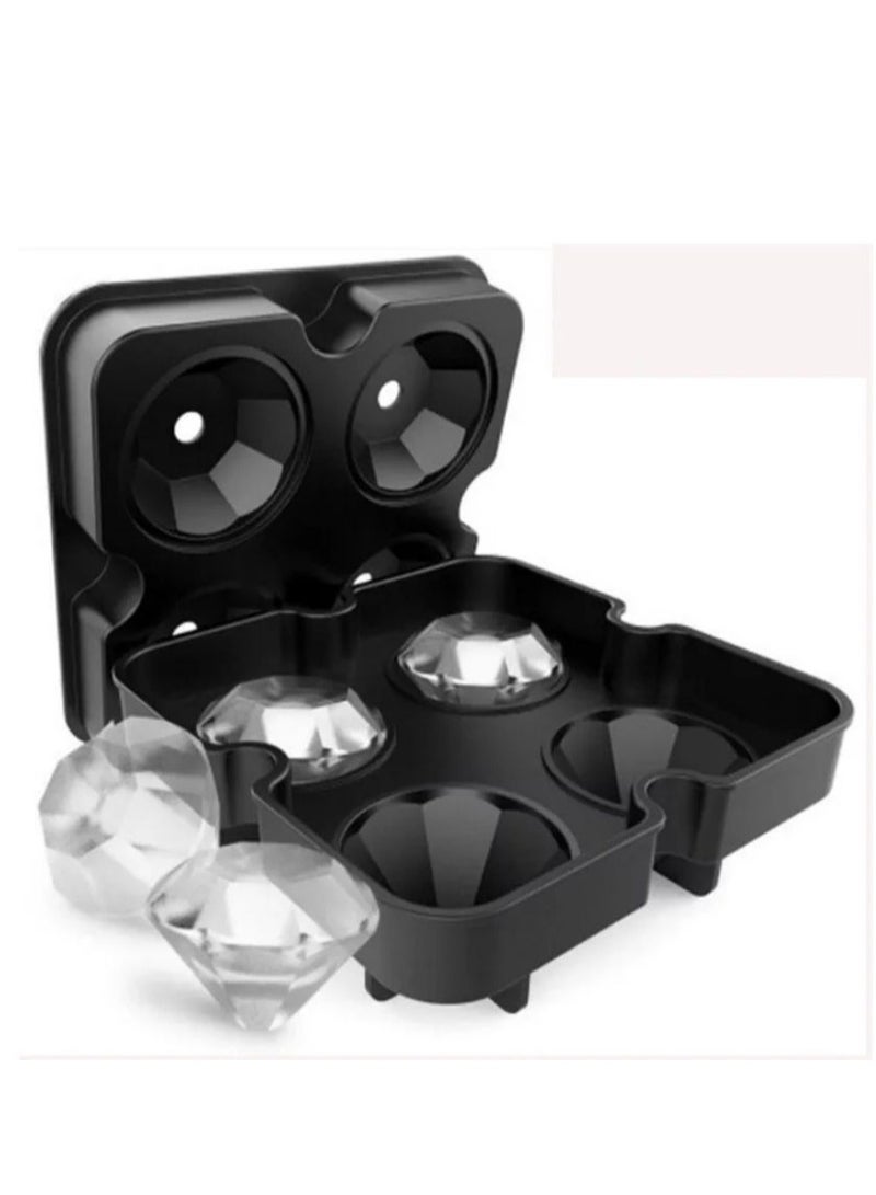 SFMW Diamond-Shaped Ice Mould Tray Black - Image 2