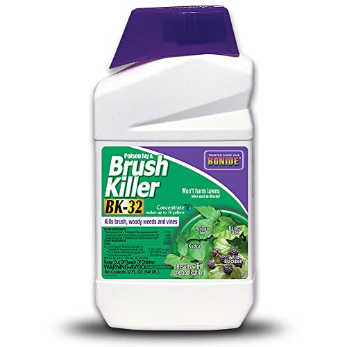 Bonide Poison Ivy & Brush Killer BK-32, 32 oz Concentrate, Completely Kills Roots without Harming Lawn and Grass - Image 1