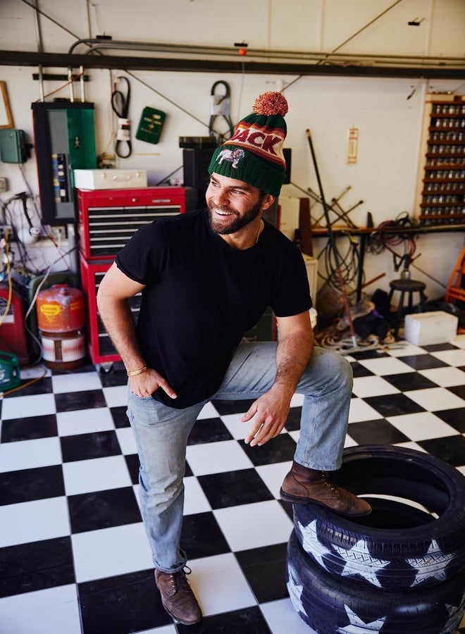 AMERICAN NEEDLE Mack Truck Pillow Line Knit Pillow Line Knit Cap Beanie Hat (23012A-MACKT-DGBOGI) - Image 4