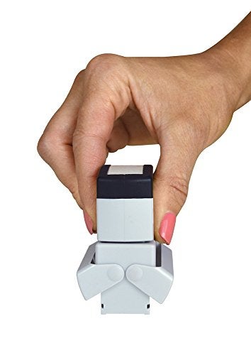 AccuStamp ACCU-STAMP2 Message Stamp with Shutter, 1-Color, ENTERED, 1-5/8" x 1/2" Impression, Pre-Ink, Blue Ink (035614) - Image 5