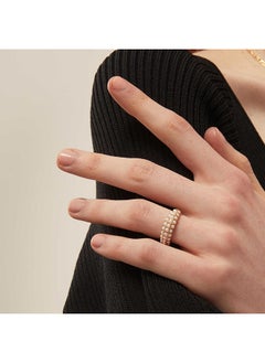 ORELIA LONDON Pearl Encrusted Domed Ring  - Image 4