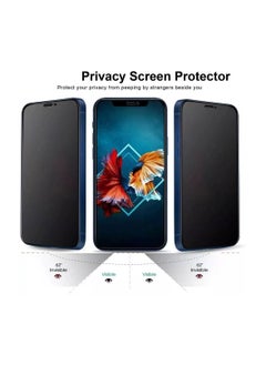 Houmt iPhone 14 Plus and 13 Pro Max Privacy Protector 9H Hardness Anti-Scratch Bubble Free Resistant Tempered Glass Anti-Spy Protector  - Image 5