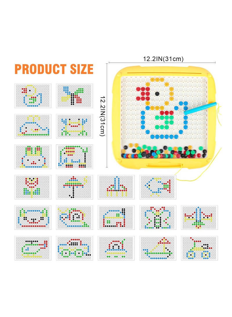 XiuWoo 2 in1 Magnetic Color and Number Maze & Drawing Board, Dual Side Montessori Toys for 3+ Years Old, Magnet Color Sorting Learning Counting Puzzle, Educational Birthday Gift for 3-5 Boys Girls - Image 5