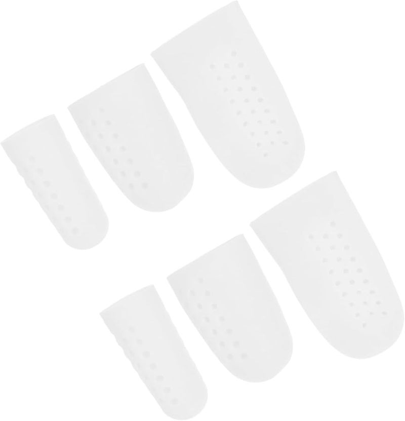 White Toe Straightener and Corrector Separators 8 Pairs Foot Device - Image 1