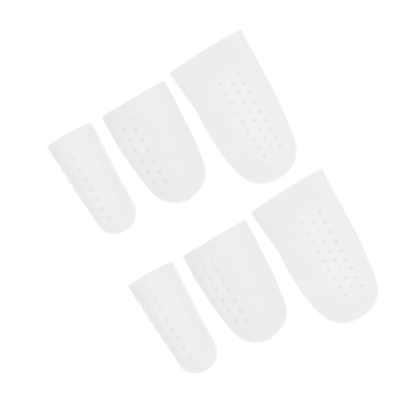 White Toe Straightener and Corrector Separators 8 Pairs Foot Device - Image 2