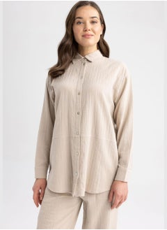DeFacto Woman Woven Long Sleeve Tunic  - Image 3
