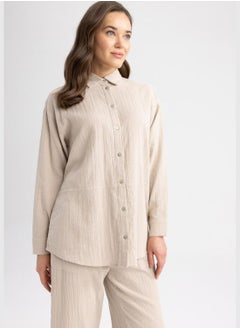 DeFacto Woman Woven Long Sleeve Tunic  - Image 4