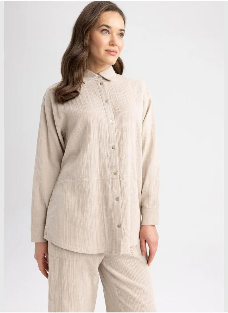 DeFacto Woman Woven Long Sleeve Tunic