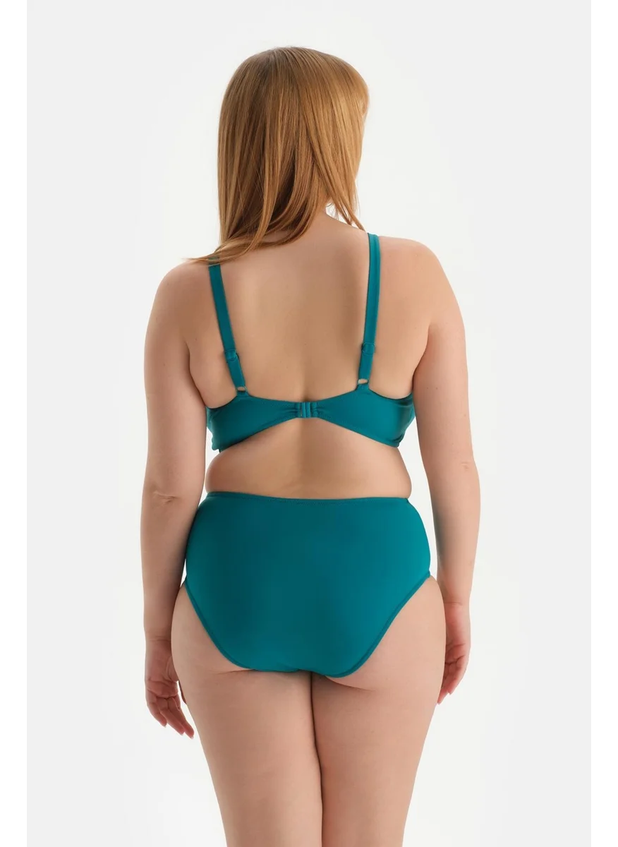 dagi Green Corset Slimming Bikini Top