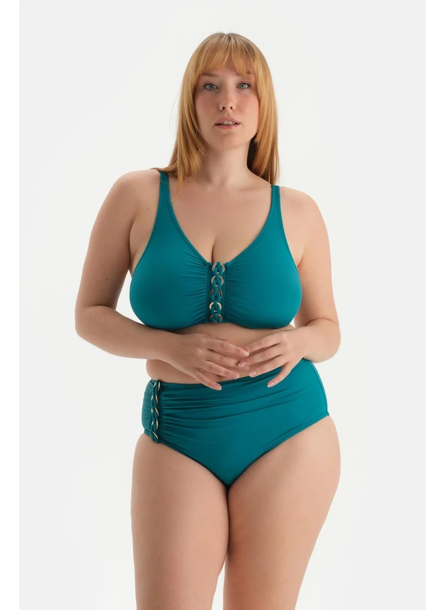 dagi Green Corset Slimming Bikini Top