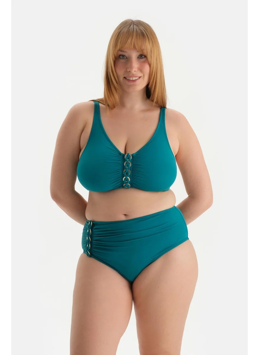 dagi Green Corset Slimming Bikini Top