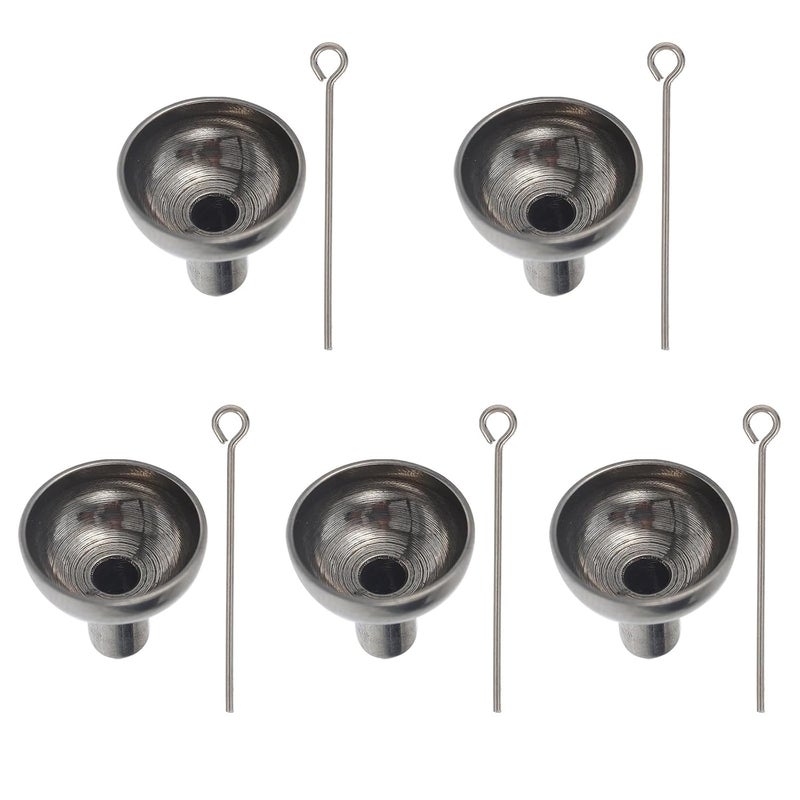 Stainless Steel Mini Funnel Set 5pcs for Essential Oils Powder and Laboratory Use - Image 1