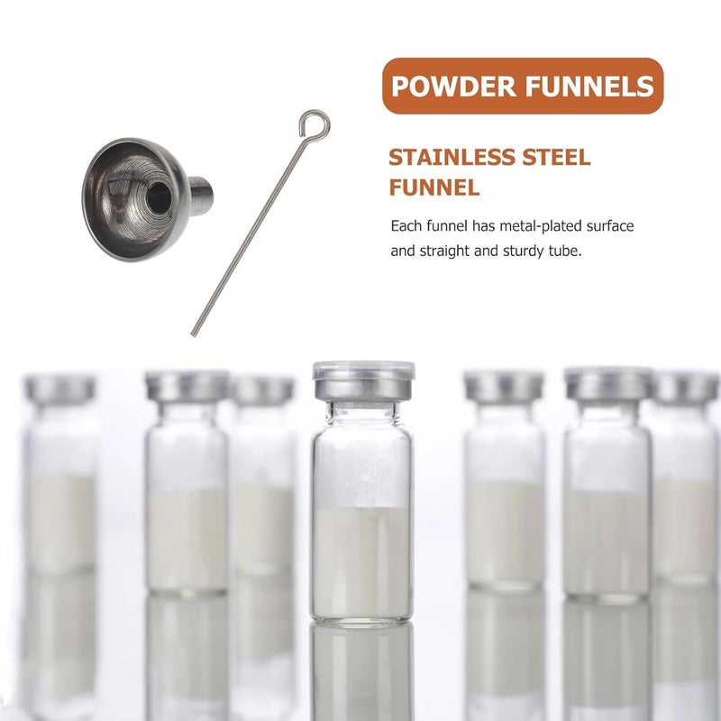 Stainless Steel Mini Funnel Set 5pcs for Essential Oils Powder and Laboratory Use - Image 3