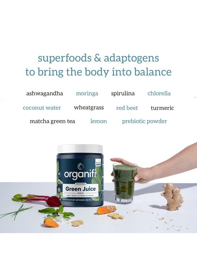 Organifi Organifi Green Juice - Powder Supplement with Organic Spirulina, Ashwagandha, and Chlorella - Helps Achieve Fitness Goals and Reduce Cortisol Levels, 30-Day Supply - Image 5