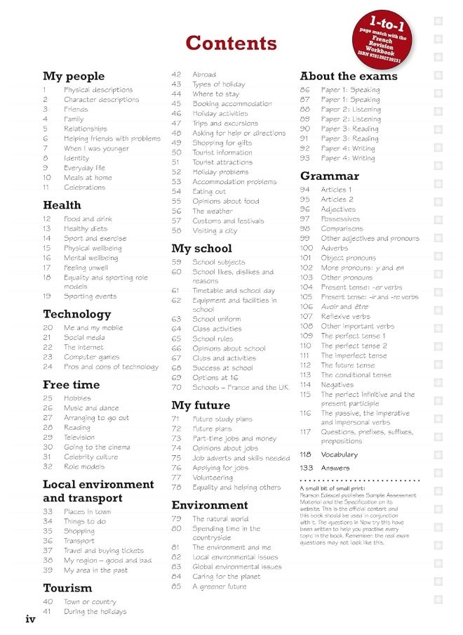null - Pearson Revise Edexcel GCSE French: Revision Guide incl. audio, quiz & video content - for 2026, 2027 exams (new specification) - Image 1